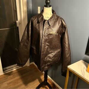 Snap-On Bomber Leather jacket